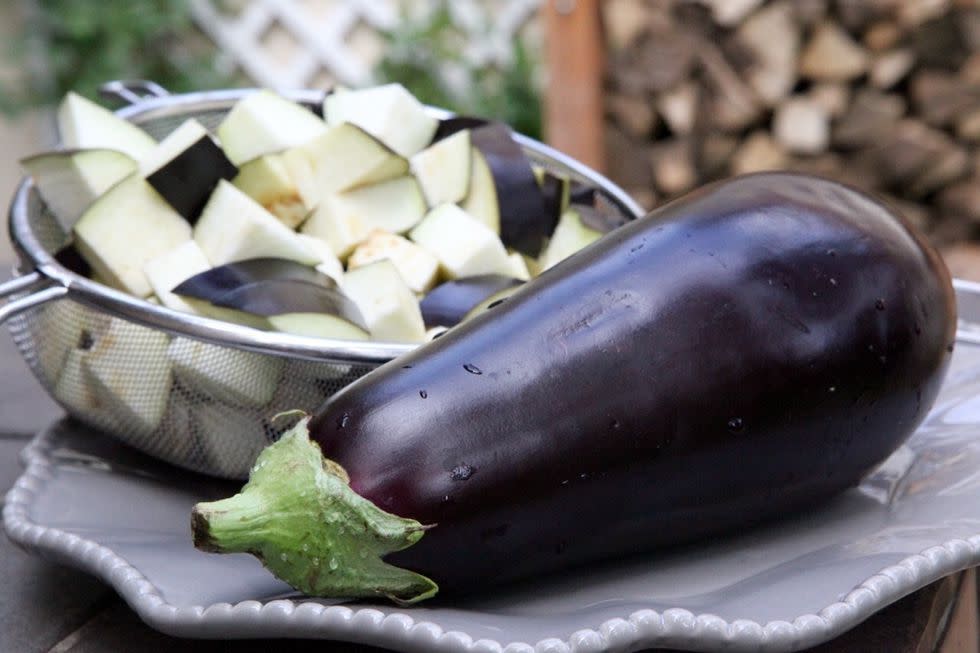 Close-Up Of Eggplants