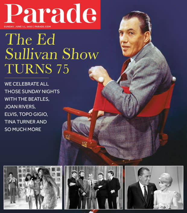 <p>COVER PHOTOGRAPHY COURTESY THE ED SULLIVAN SHOW; INSETS: CBS/GETTY IMAGES (2)</p>