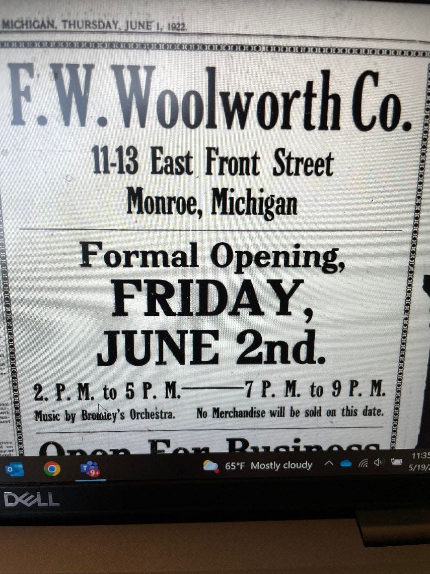 June, 1922 ad