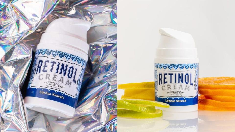 Reduce acne, fine lines and wrinkles with the Lilyana Naturals Retinol Cream.