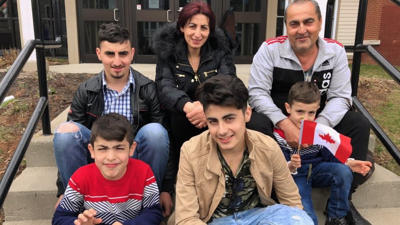 Emotional welcome at Charlottetown Airport as refugee family arrives