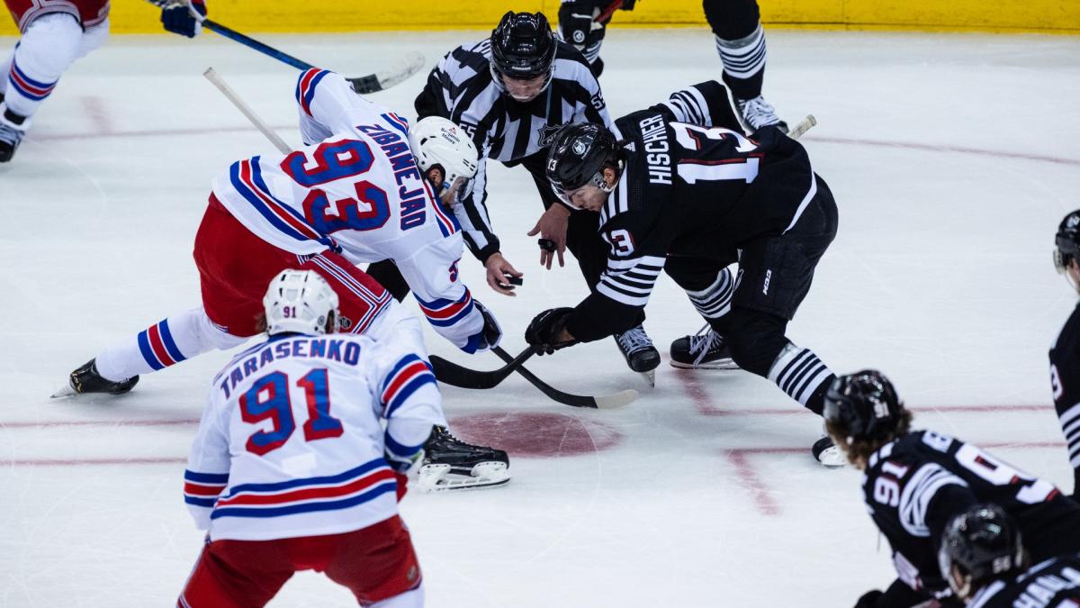 Devils fall to Rangers in overtime, halting longest road win streak in team  history