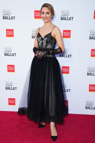 <p>Jared Siskin/Patrick McMullan via Getty</p> Dianna Agron attends the New York City Ballet 2024 Fall Fashion Gal