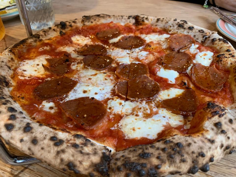 A fresh pizza from Talula's in Asbury Park.