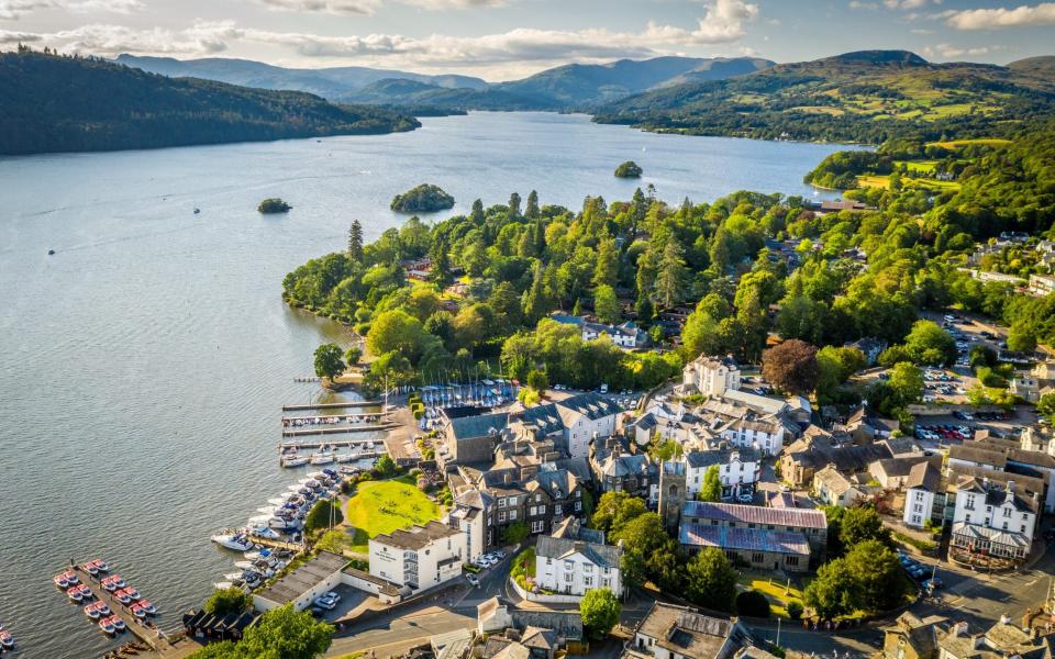 The idyllic lakeside town of Bowness-on-Windermere, Cumbria, Cumbria, UK - Getty