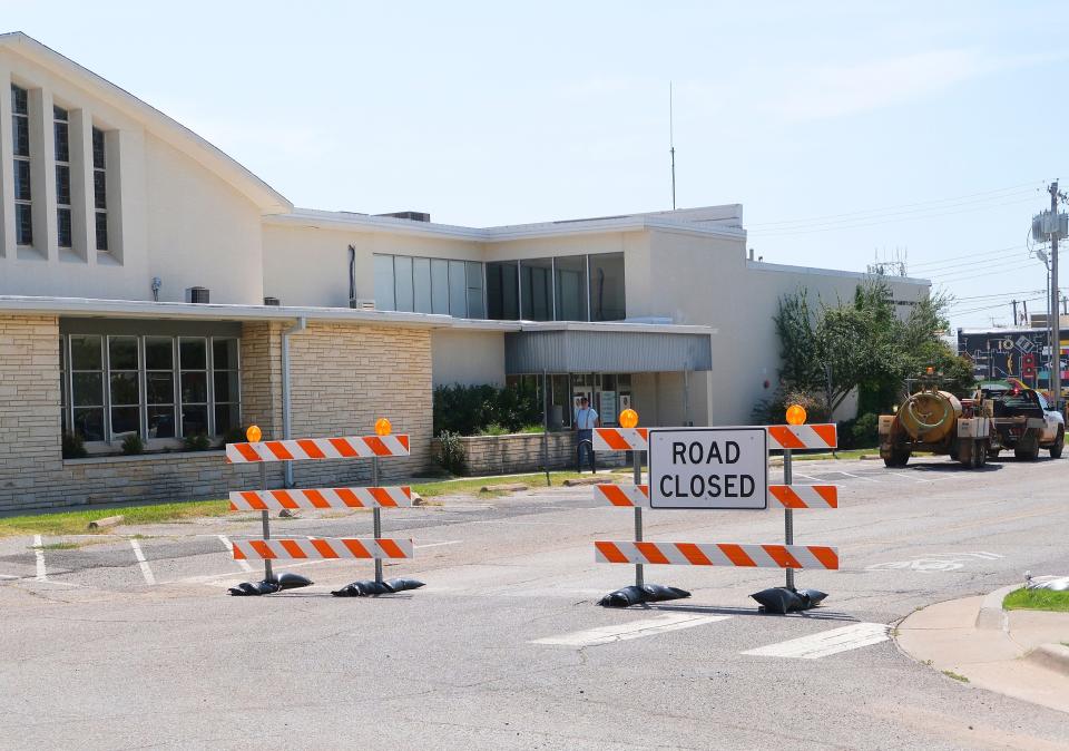Buildings are being prepped for demolition as plans move forward for construction of a new downtown Edmond city hall, a municipal court building and a parking garage