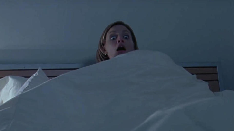 A terrifying scene in The Grudge