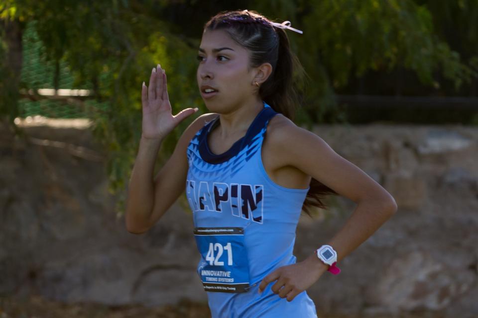 El Paso high school cross country runners compete at the district meet at the Horizon Golf Course on Thursday, Oct. 12, 2023.