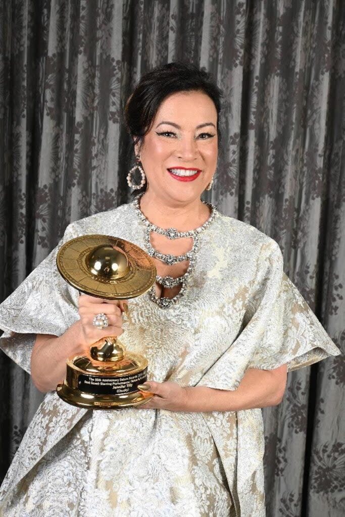 Jennifer Tilly at the 2022 Saturn Awards.