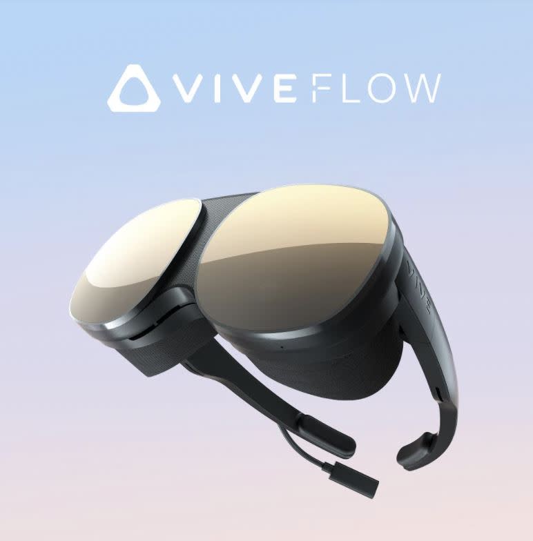 HTC首款沈浸式VR眼鏡「HTC VIVE Flow」，售價為新台幣14,990元。（圖／HTC 提供）