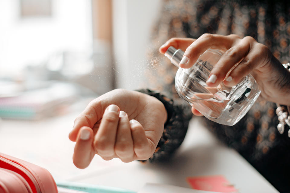 Perfume is a common cause of sneezing in the home. (Getty Images)