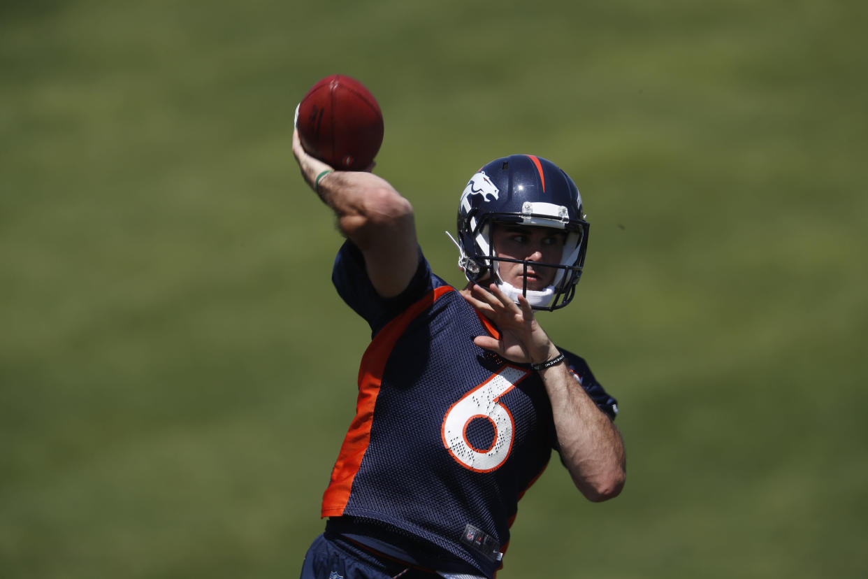 The Broncos cut quarterback Chad Kelly after his trespassing arrest. (AP)