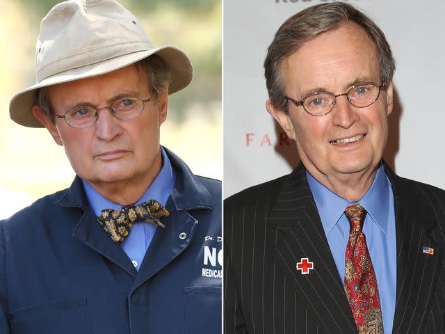 <p>Michael Yarish/CBS/Getty ; James Lemke Jr/FilmMagic</p> David McCallum as Dr. Donald "Ducky" Mallard in 'NCIS'. ; David McCallum attends the 7th Annual American Red Cross Red Tie Affair held at the Fairmont Miramar Hotel on April 6, 2013 in Santa Monica, California