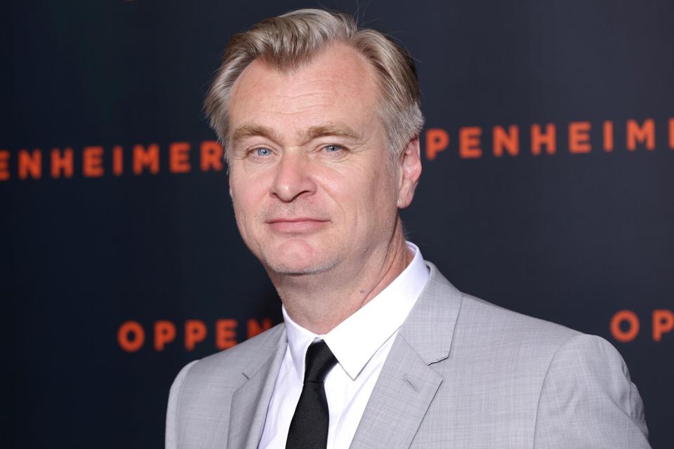 Christopher Nolan attends the "Oppenheimer" premiere at Cinema Le Grand Rex