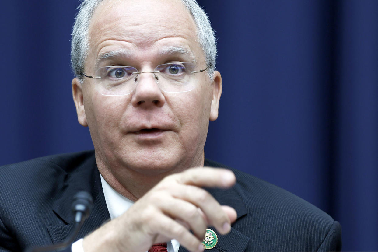 U.S. Representative Brett Guthrie (R-KY) participates in a subcommittee hearing of the House Energy and Commerce Energy Committee on Capitol Hill in Washington, U.S. September 20, 2023.  (Jonathan Ernst / Reuters file)