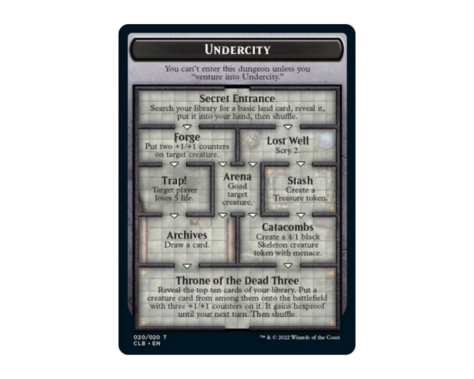 Image of the Under city card from Commander Legends. (Image: Wizards of the Coast)