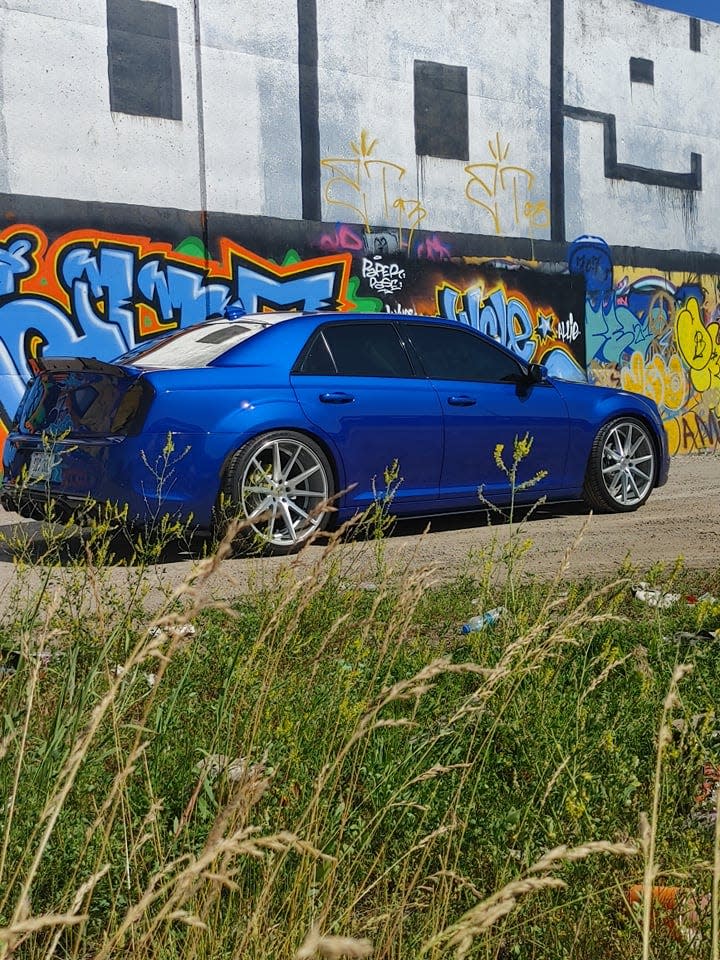 The Chrysler 300 is one of the last remaining non-luxury passenger cars that offers a six-cylinder engine option. Missouri resident Sean Dale's car is seen here.