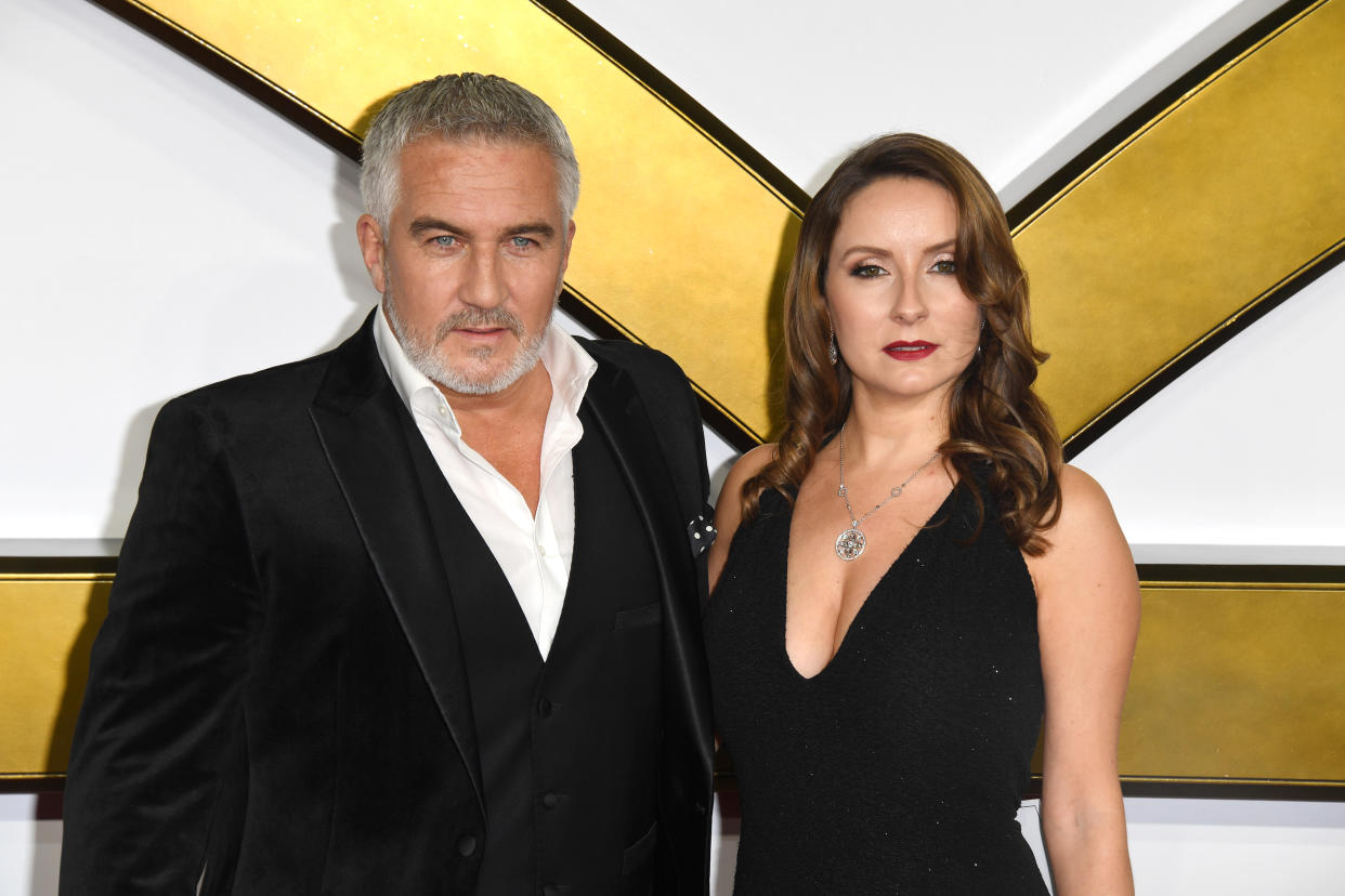 LONDON, ENGLAND - DECEMBER 06: Paul Hollywood and Melissa Spalding attend the World Premiere of 