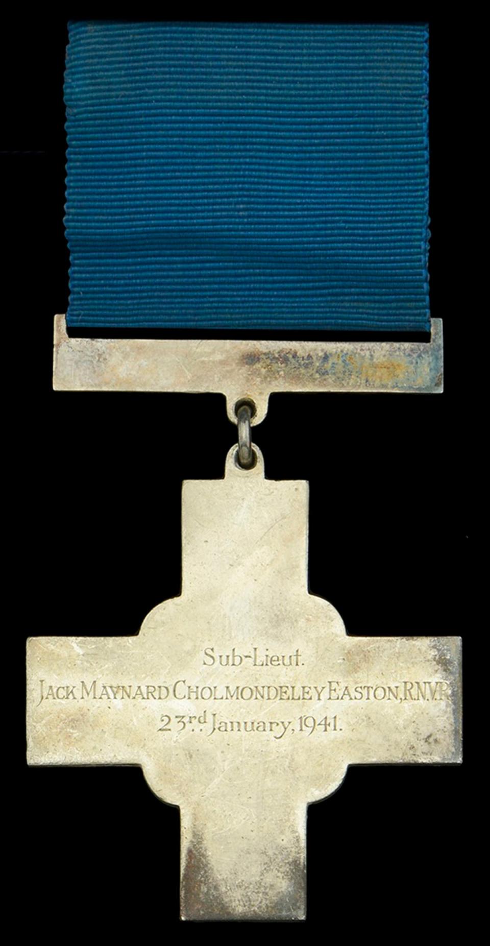 Example of the George Cross medal (Noonans Mayfair/PA Wire)