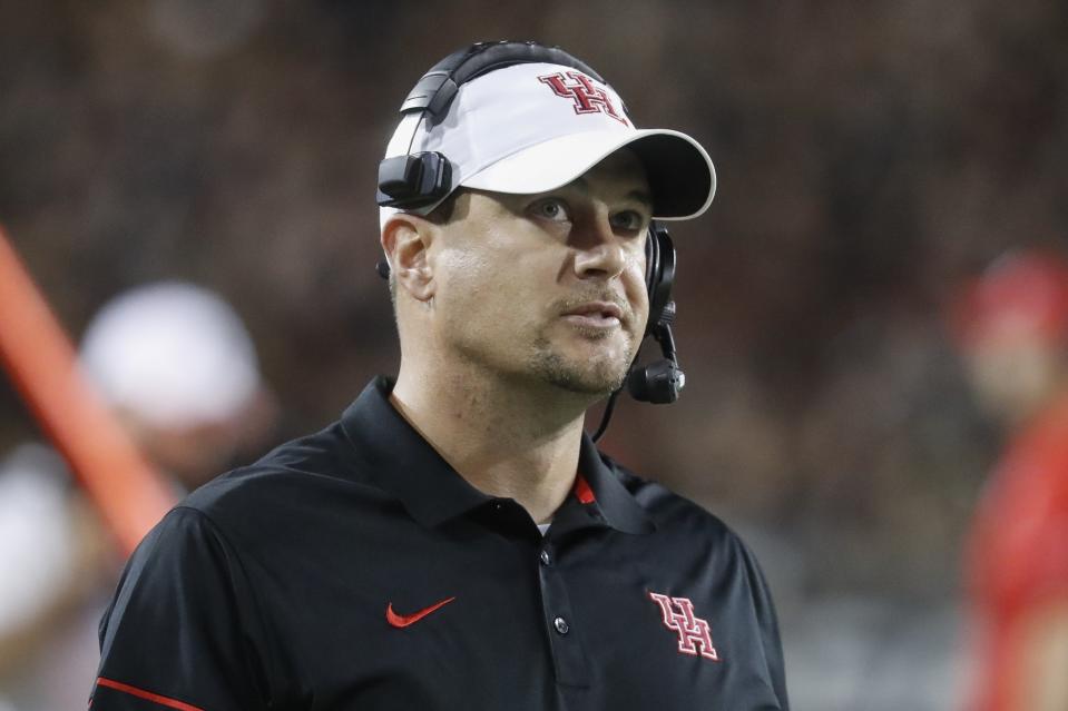 Houston coach Tom Herman will reportedly be Texas' new coach. (Getty)