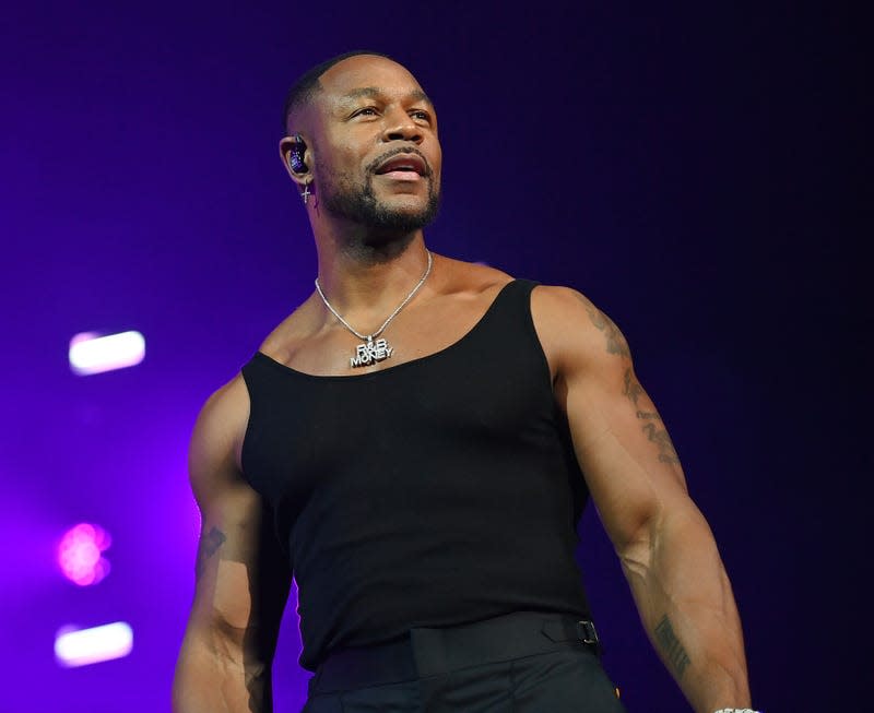 Tank performs in concert at State Farm Arena on March 30, 2023 in Atlanta, Georgia.