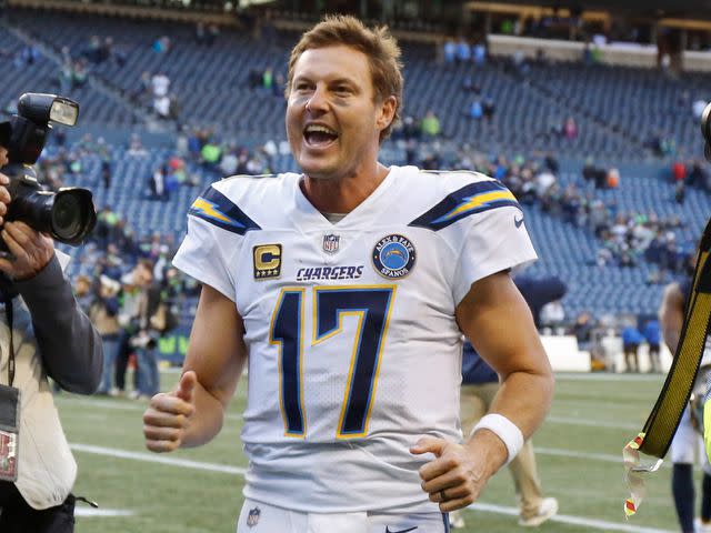 <p>Otto Greule Jr/Getty</p> Philip Rivers