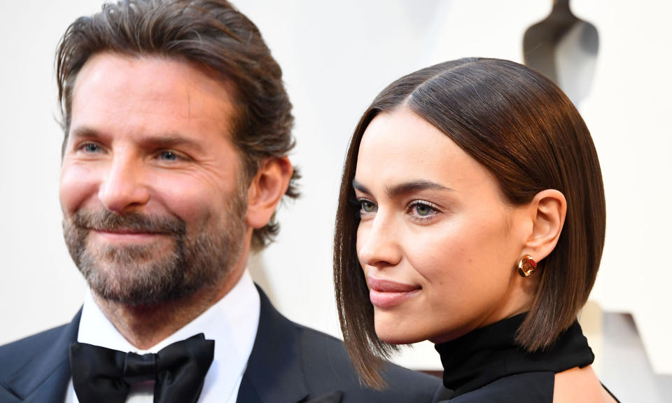 Bradley Cooper and Irina Shayk ended their relationship after four years of dating earlier in 2019. Cooper, who shares a daughter with his former partner, had a huge year as <em>A Star Is Born</em> was nominated for multiple Oscars. He also hit headlines when his emotional performance with Lady Gaga at the ceremony <a href="https://uk.movies.yahoo.com/internet-goes-meltdown-bradley-cooper-lady-gagas-oscars-performance-2-064206517.html" data-ylk="slk:caused a stir;elm:context_link;itc:0;sec:content-canvas;outcm:mb_qualified_link;_E:mb_qualified_link;ct:story;" class="link  yahoo-link">caused a stir</a>. (Steve Granitz/WireImage)
