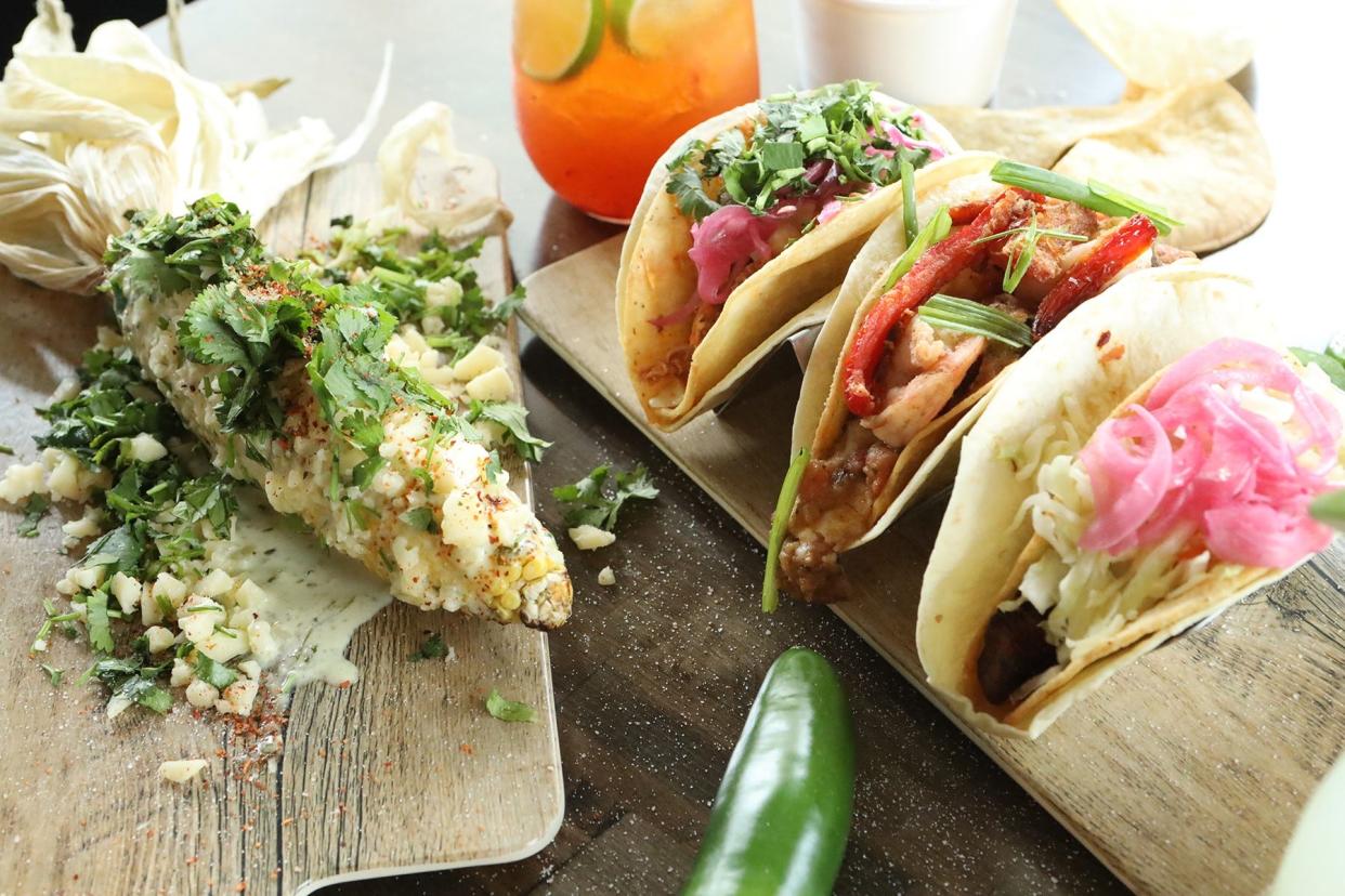 There are almost 20 taco options at Agave & Rye.