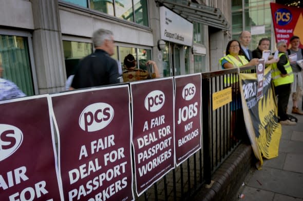 Passport Office Workers Strike Over Staff Shortages