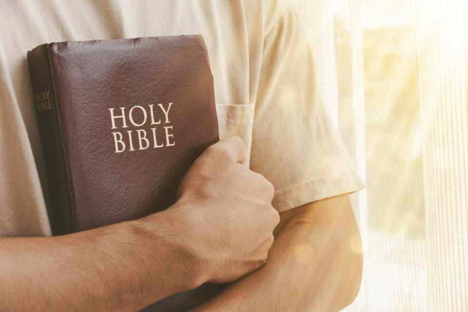 Brian Cox is not impressed by the bible. Getty Images