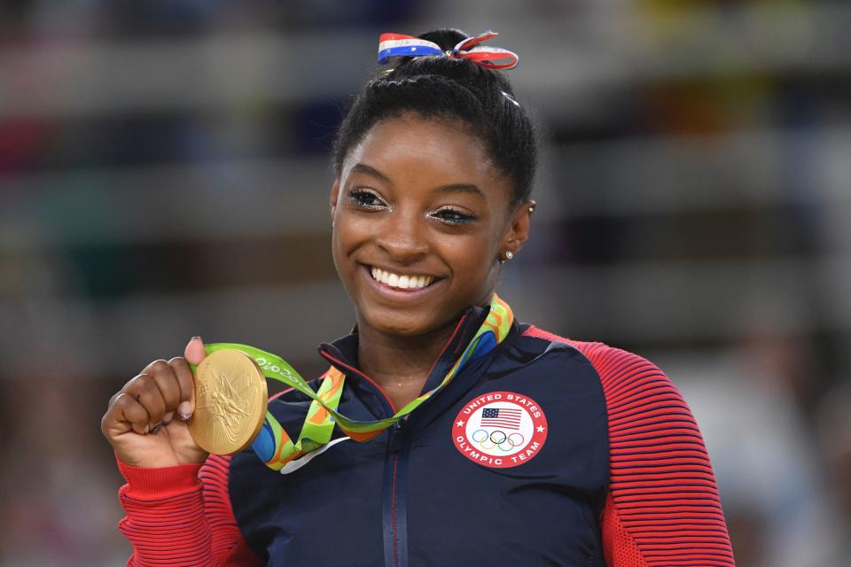 Simone Biles went into the 2016 Olympics with an <i>enormous</i> amount of pressure on her to be, basically, perfect -- and she was. She won four gold medals (<a href="http://www.huffingtonpost.com/entry/superstar-simone-biles-wins-her-fourth-gold-medal-and-makes-history_us_57b24c81e4b0c75f49d7e4f5">the first U.S. gymnast ever to do so</a>) and one bronze. <br /><br />Biles also perfectly shut down any attempts to describe her remarkable achievements by likening her to male superstars.&nbsp;&ldquo;I&rsquo;m not the next Usain Bolt or Michael Phelps,&rdquo; she <a href="http://www.sportingnews.com/athletics/news/rio-olympics-2016-simone-biles-all-around-gold-individual-medal-final-five/1x4a8qszafv001jb5bjtn3i90q" target="_blank" data-beacon="{&quot;p&quot;:{&quot;mnid&quot;:&quot;entry_text&quot;,&quot;lnid&quot;:&quot;citation&quot;,&quot;mpid&quot;:9,&quot;plid&quot;:&quot;http://www.sportingnews.com/athletics/news/rio-olympics-2016-simone-biles-all-around-gold-individual-medal-final-five/1x4a8qszafv001jb5bjtn3i90q&quot;}}">told Sporting News</a>. &ldquo;I&rsquo;m the first Simone Biles.&rdquo;
