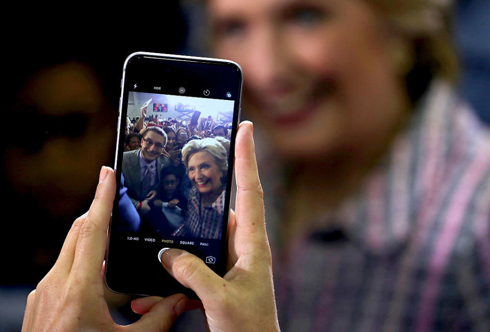 Hillary Clinton in Coral Springs, Fla.