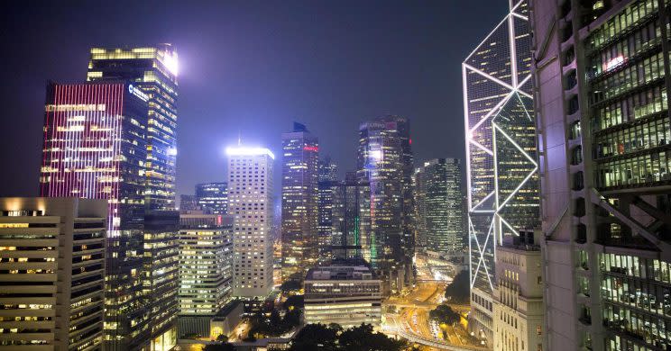 Bloomberg file photo of the Hong Kong skyline.