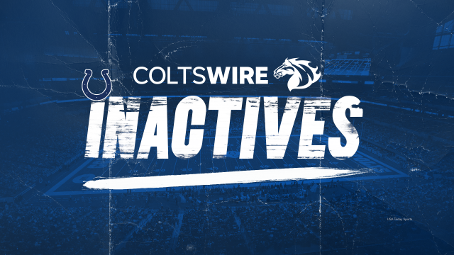 Inactive Players for Week 4