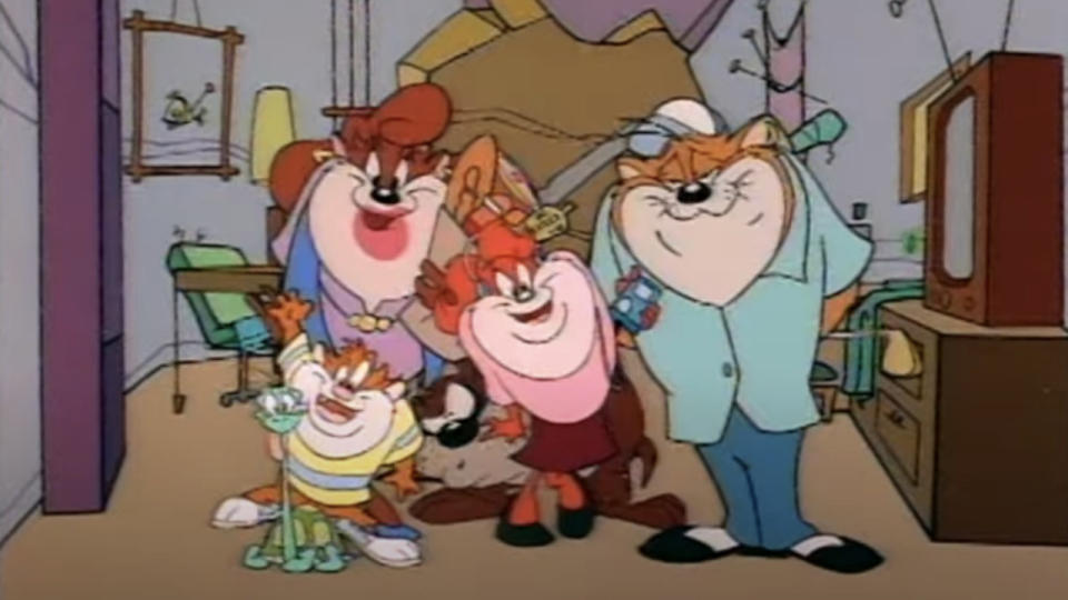 The cast of Taz-Mania