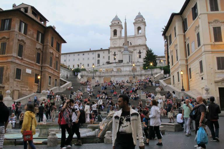 Piazza di Spagna. Foto: Cintia Kemelmajer.