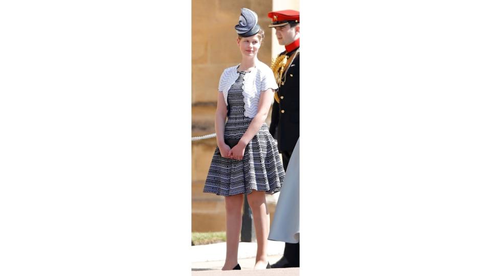 Lady Louise Windsor wearing the Alaia dress