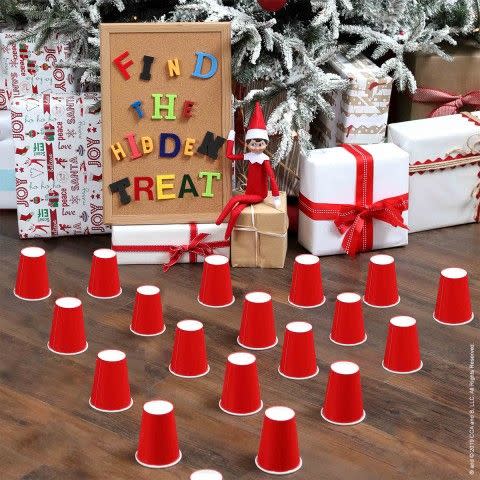 11) Elf on the Shelf Hidden Treat Idea