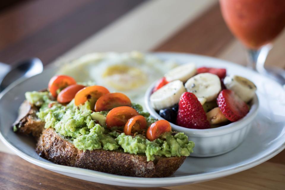 Avocado toast at HomeGrown, opening in West Des Moines this April.