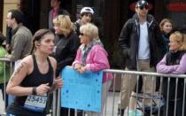 Imagen de los hermanos Tsarnaev durante el maratón de Boston.