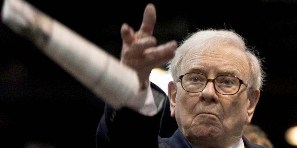 Warren Buffett newspaper toss