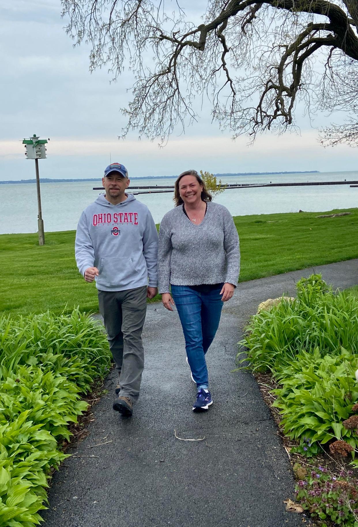 Andy and Paige Bruening are getting in shape for an informal "Fun Run" — welcoming walkers, joggers and runners — on Saturday, May 20, at Twin Oast Brewing on Catawba Island.