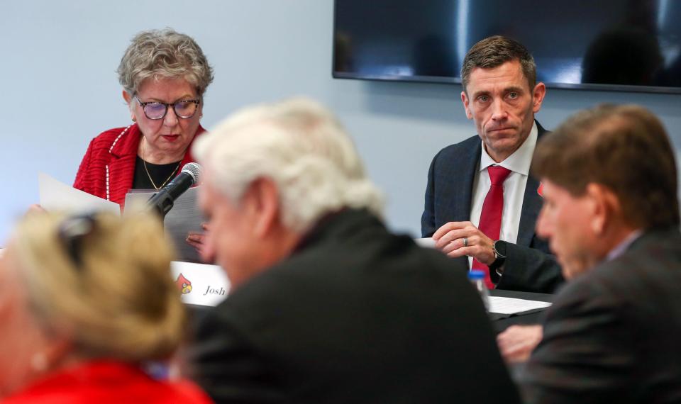 U of L President Kim Schatzel and athletics director Josh Heird are preparing for the NCAA's future of paying players.