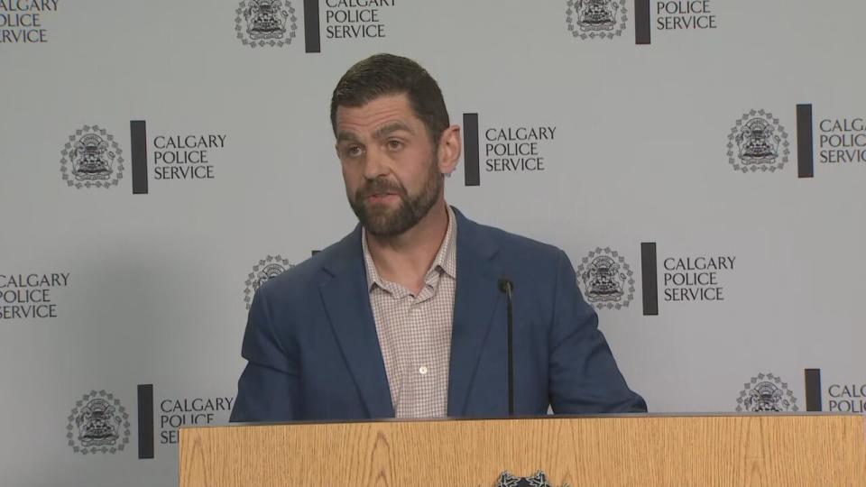 Staff Sgt. Roland Stewart said two kidnappings of women in Calgary last May were sophisticated and retaliatory, involving organized crime groups. (Calgary Police Service - image credit)