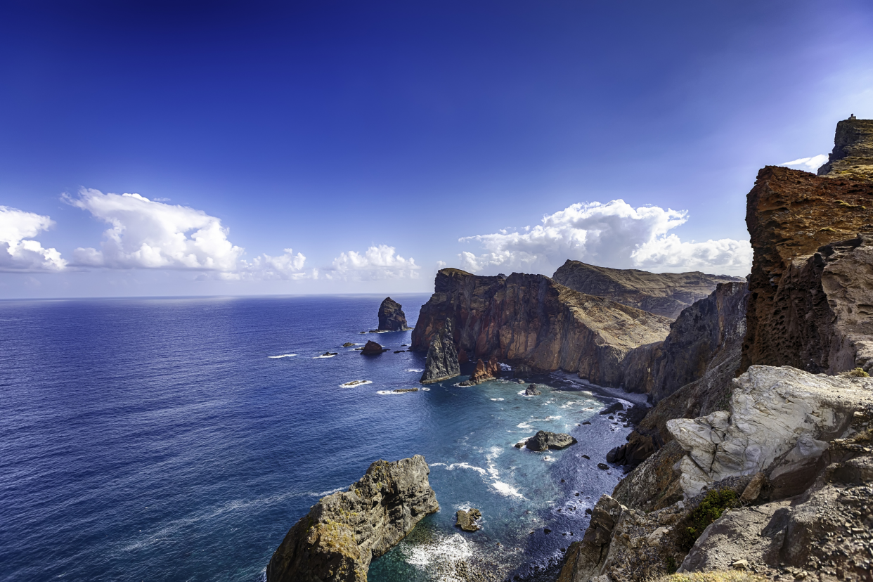 Ponta de São Lourenço Madeira coastline in Portugal