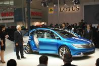 Denza, the first concept car from Daimler and BYD's recent joint venture, is all electric. Unfortunately, that's all the company was willing to say, which indicates that they're nowhere near ready for production.