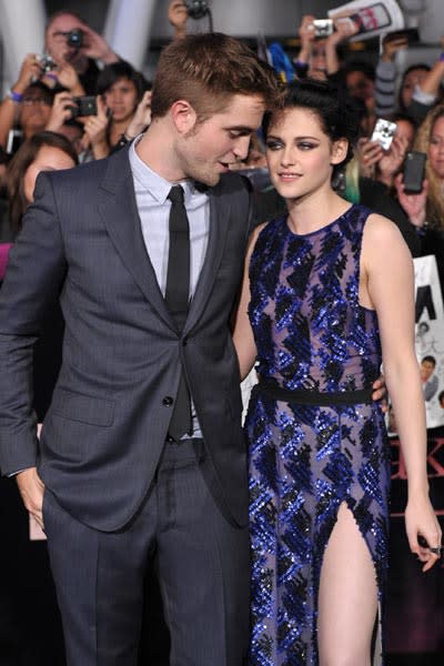 Verliebter Blick: Rob konnte sich an seiner Kristen nicht satt sehen. (Bild: Getty Images)