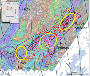 Figure 4: Hatchet Lake Target Areas