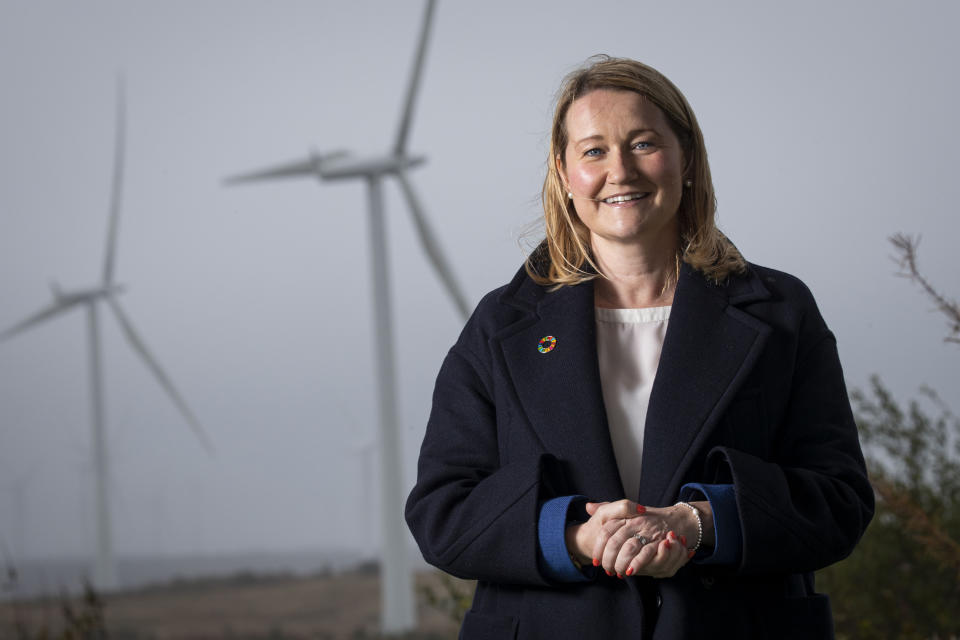 Whitelee Wind Farm, Eaglesham, Glasgow, Scotland. (Duncan McGlynn for NBC News)