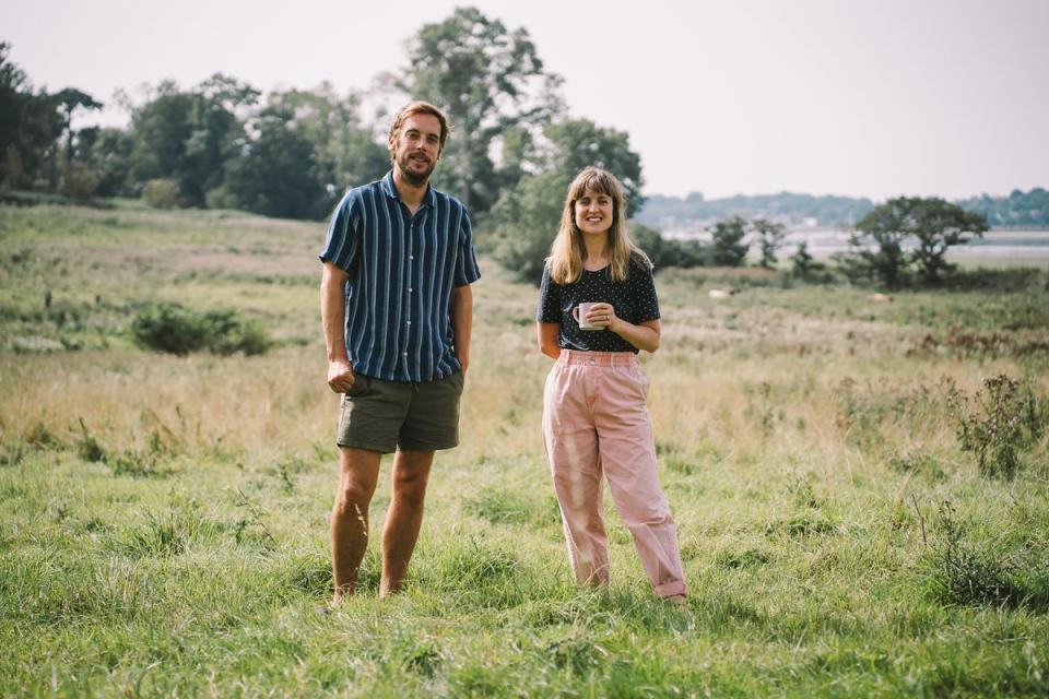 Daisy Greenwell, founder of Smartphone Free Childhood, and her husband Joe Ryrie (Alastair Bartlett, Tilt Shift Creative)